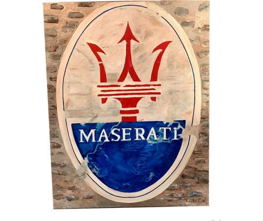 Tableau Maserati Par Klay Los