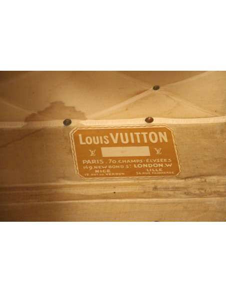 Malle Louis Vuitton cabine ancienne du 20éme siècle-Bozaart