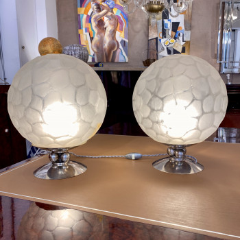 Paire de lampe Art Deco...