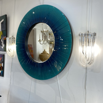 Miroir circulaire en verre... 2