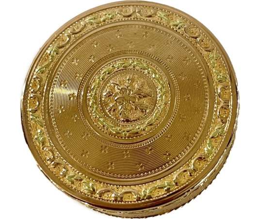 Gold bezel box, Louis XVI period