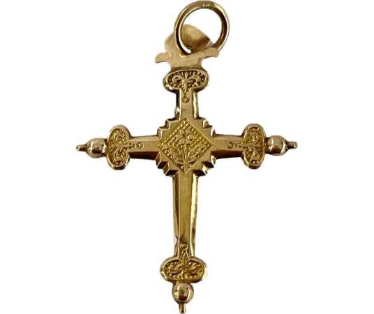 Empire period gold cross