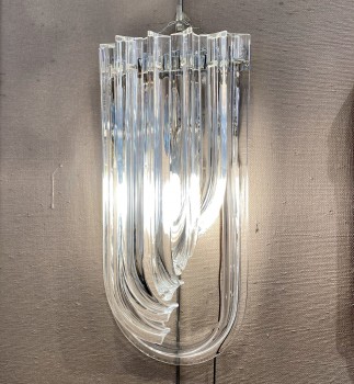 Paire d appliques en verre...