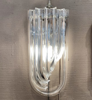 Paire d appliques en verre... 2