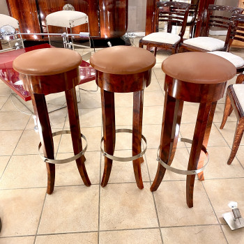 suite de 3 tabourets de bar...