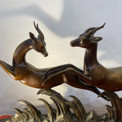 bronze ¨les gazelles¨signé de Lucien...