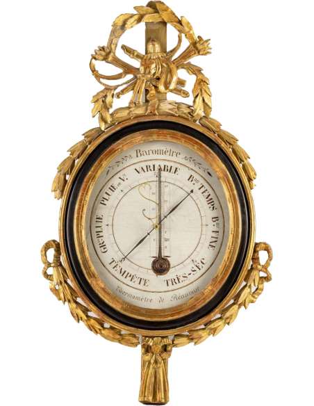 A Louis XVI Period (1774 / 1793) Barometer - Thermometer-Bozaart