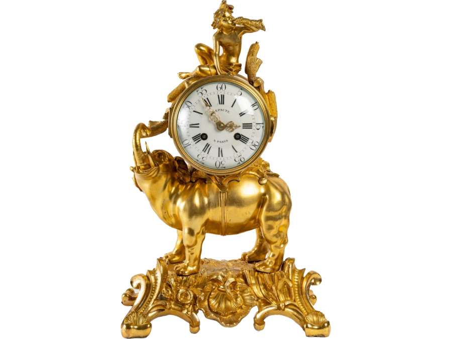 A Clock in Louis XV Style. 19th century.
