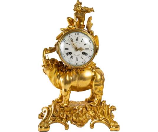 A Clock in Louis XV Style. 19th century.