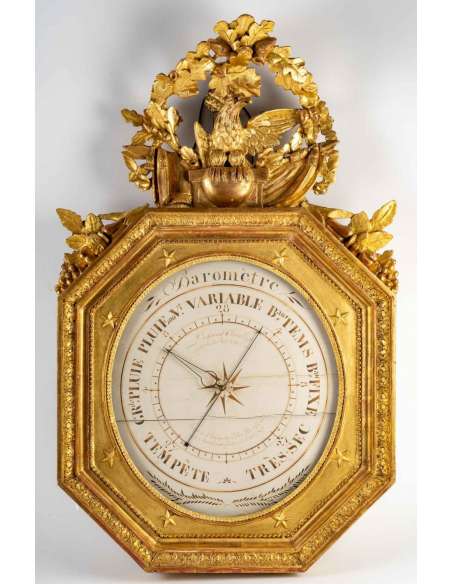 Period barometer 1st Empire - 19th century-Bozaart