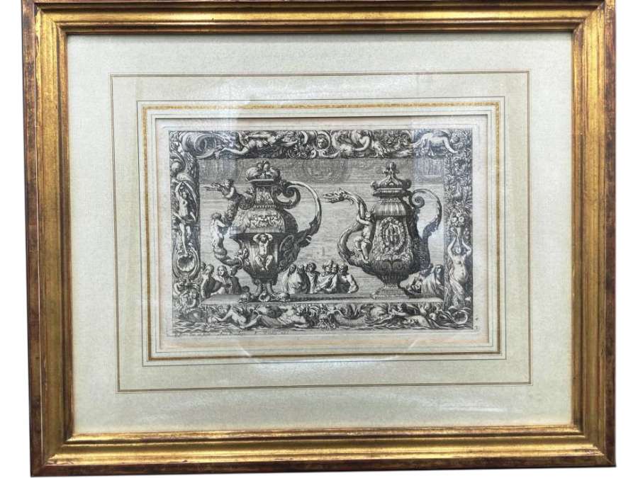 Lepautre. Paire de gravures de 17eme siècle