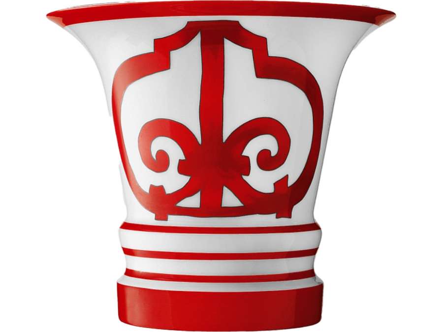 Hermès: "Balcony of the Guadalquivir" vase+ porcelain of the 20th century