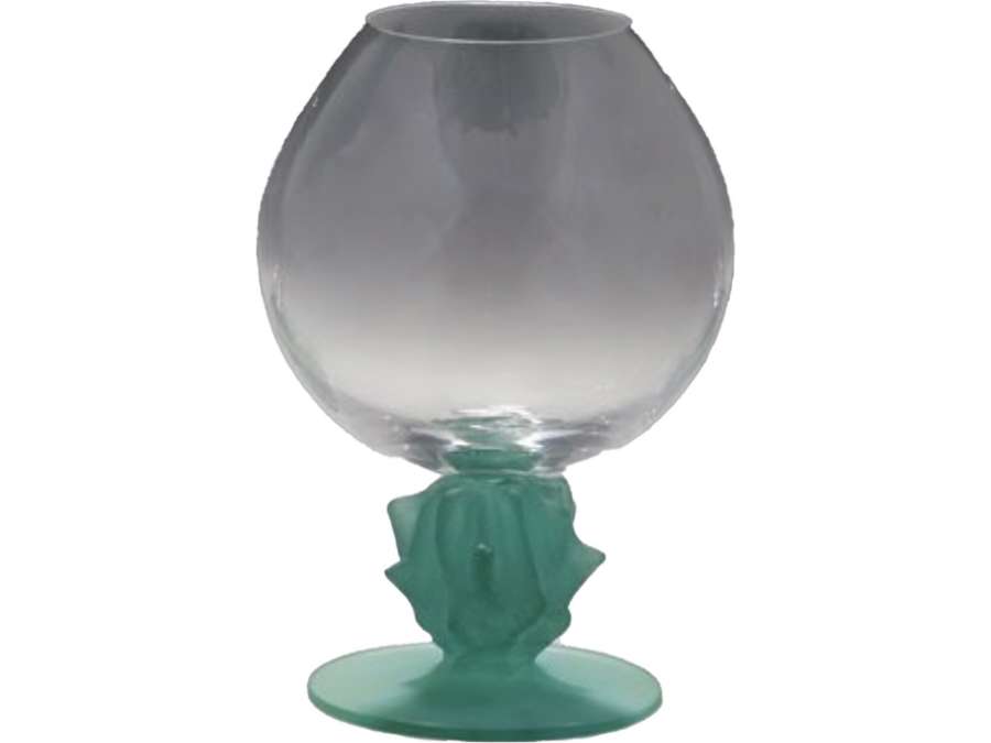 H.MCCONNICO: Cactus glass+ in 20e crystal, circa 1980