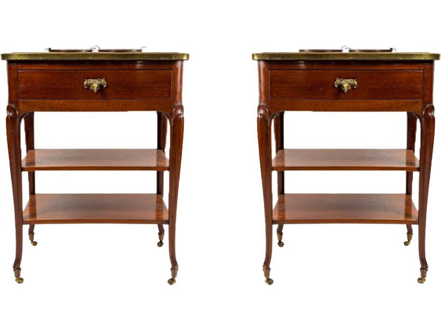 A Pair of Rafraissoir Tables. 19th century.