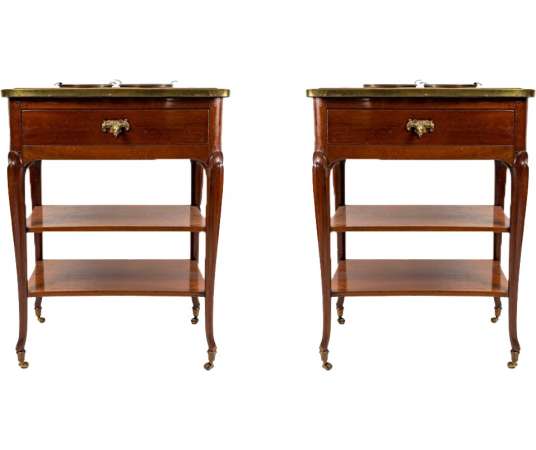 A Pair of Rafraissoir Tables. 19th century.