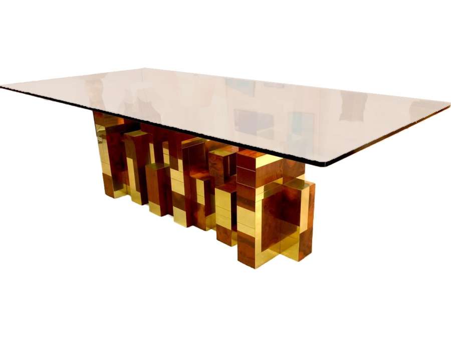 20th century dining room table by Paul Evans