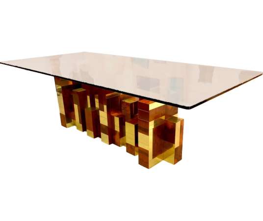 20th century dining room table by Paul Evans