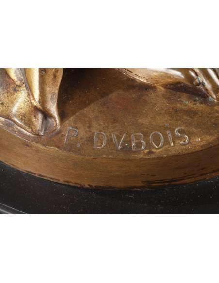 Barbedienne - Pair of Torchères in bronze by DUBOIS & FALGUIERE-Bozaart