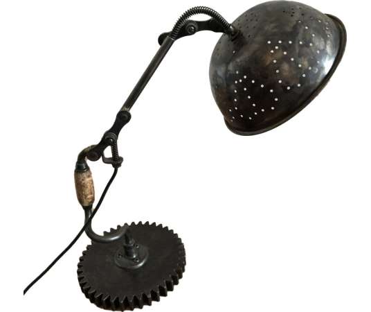 Vintage Industrial Table Lamp from the 20th century by Eric Sanchez