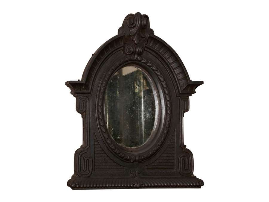 Miroir en Fonte +de style Louis XV du 19ème Siècle