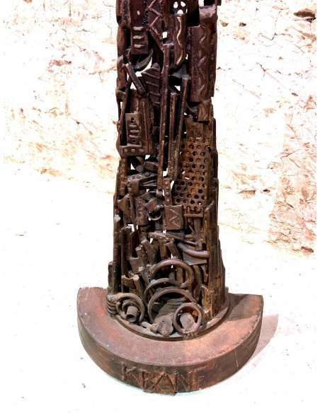 Sculpture en Métal style Art moderne du 20ème Siècle-Bozaart