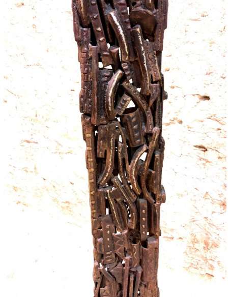 Metal sculpture in the Art Moderne style from the 20th Century-Bozaart