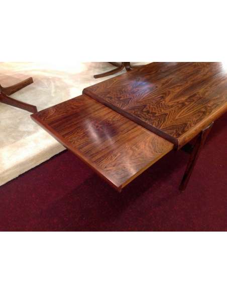 1960s Scandinavian Rosewood Coffee Table-Bozaart