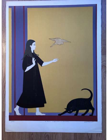 Lithographs by Will Barnet 70s/80s-Bozaart