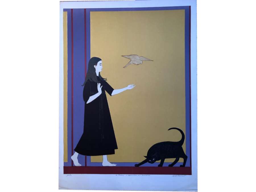 Lithographie de Will Barnet Années 70/80