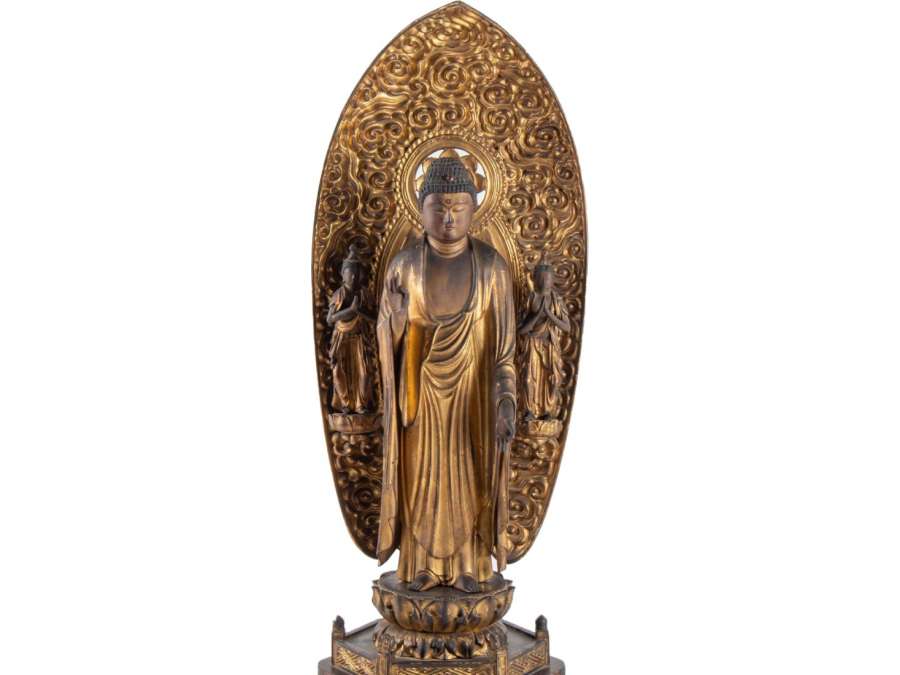 A Statue of Buddha Amida. 18th century.
