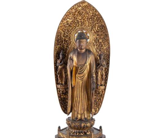 Bouddha Amida.  XVIIIème siècle.
