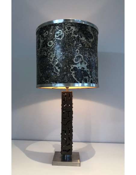 20th century steel table lamp-Bozaart