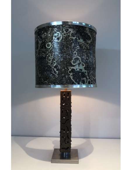 Lampe de table du 20eme siècle en acier-Bozaart