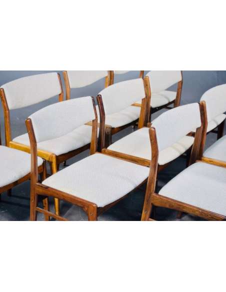 50s Danish Design Wooden Chair Series-Bozaart