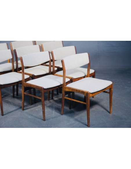 50s Danish Design Wooden Chair Series-Bozaart