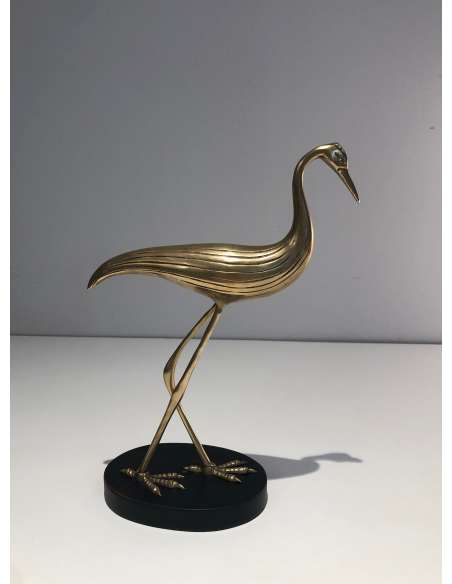 20th century stylized wooden bird-Bozaart