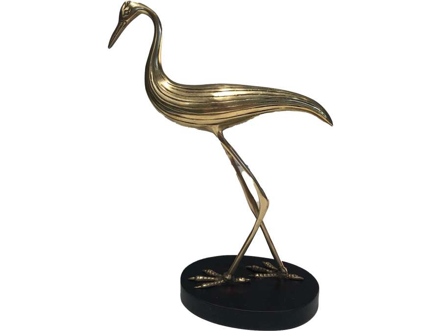 20th century stylized wooden bird