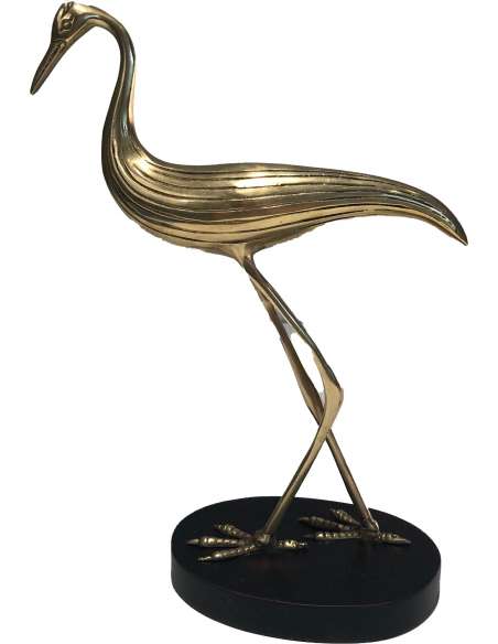 20th century stylized wooden bird-Bozaart