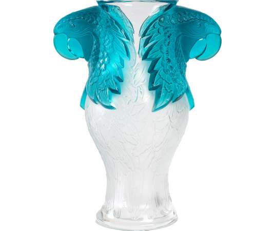 Vase MACAO en cristal du 20ème siècle