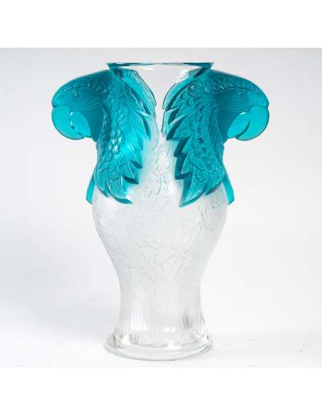Vase MACAO en cristal du 20ème siècle-Bozaart