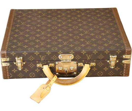 Porte-documents Louis Vuitton Monogram, Louis Vuitton President Case,Vuitton Briefcase