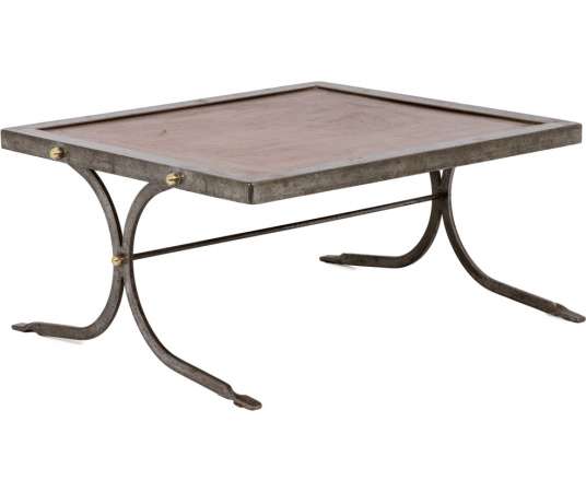 Iron coffee table from the 20th century. 1970's