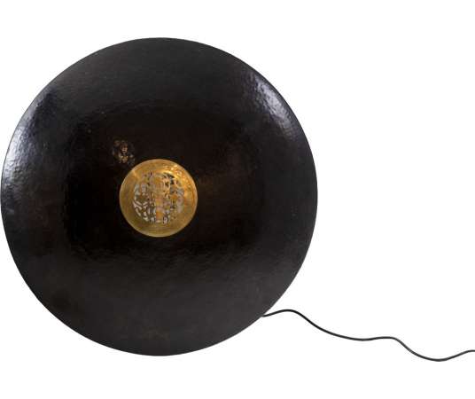 Wall lamp or suspension of Moorish style in brass. 20th century