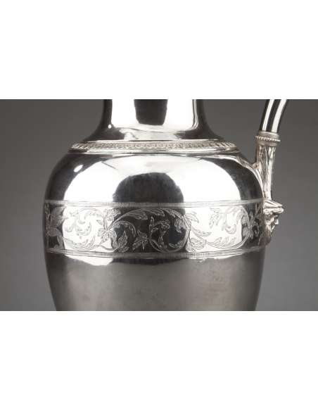 Solid silver ewer - 1st Empire - Goldsmith Antoine Michel --Bozaart