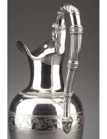 Solid silver ewer - 1st Empire - Goldsmith Antoine Michel --Bozaart