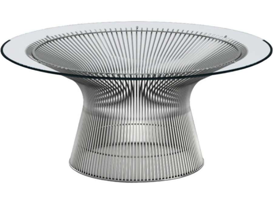 Warren Platner: Table basse+ en métal de 20ème siècle