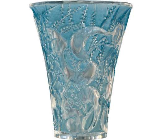 René Lalique ( 1860-1945) Vase « Senart » - vases et objets en verre