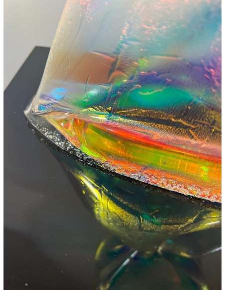 Laurence JENKELL : "JENK" Wrapping Radiant Iridescent Candy - sculptures other materials-Bozaart