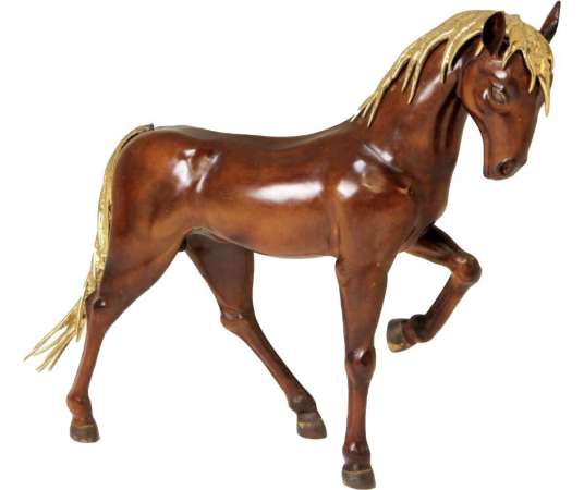 Jacques Duval-brewer : Horse - Animal bronzes