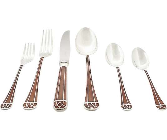 Christofle - "Talisman" Housewife Sienna 120 pieces - cutlery, housewives